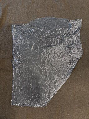 Silver Sequin backless Womens Top